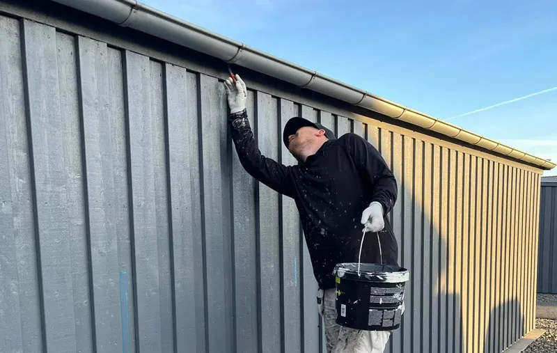 Målning utvändigt målare från JD Måleri i Kristianstad